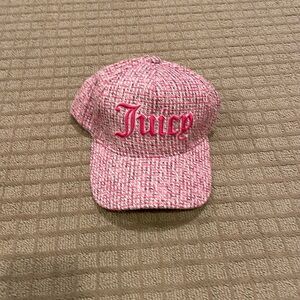 Juicy Couture tweed baseball cap